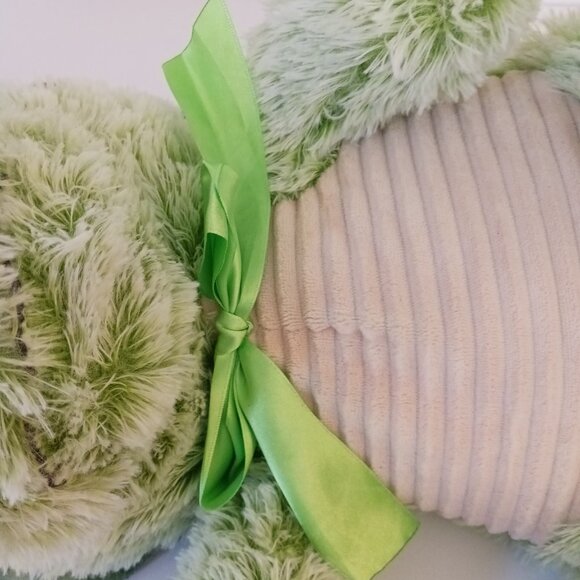 Dan Dee Dinosaur Baby Triceratops Green Plush Bow Tie Stuffed Animal Toy 17" - Picture 9 of 10